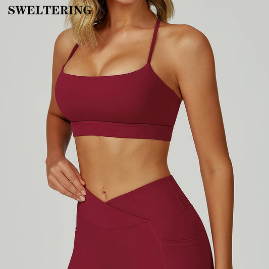 Sports Bra Women Top Push Up Fitness Yoga Bra Underwear Sport Tops For Women Breathable Running Vest Bralette Gym Wear Female