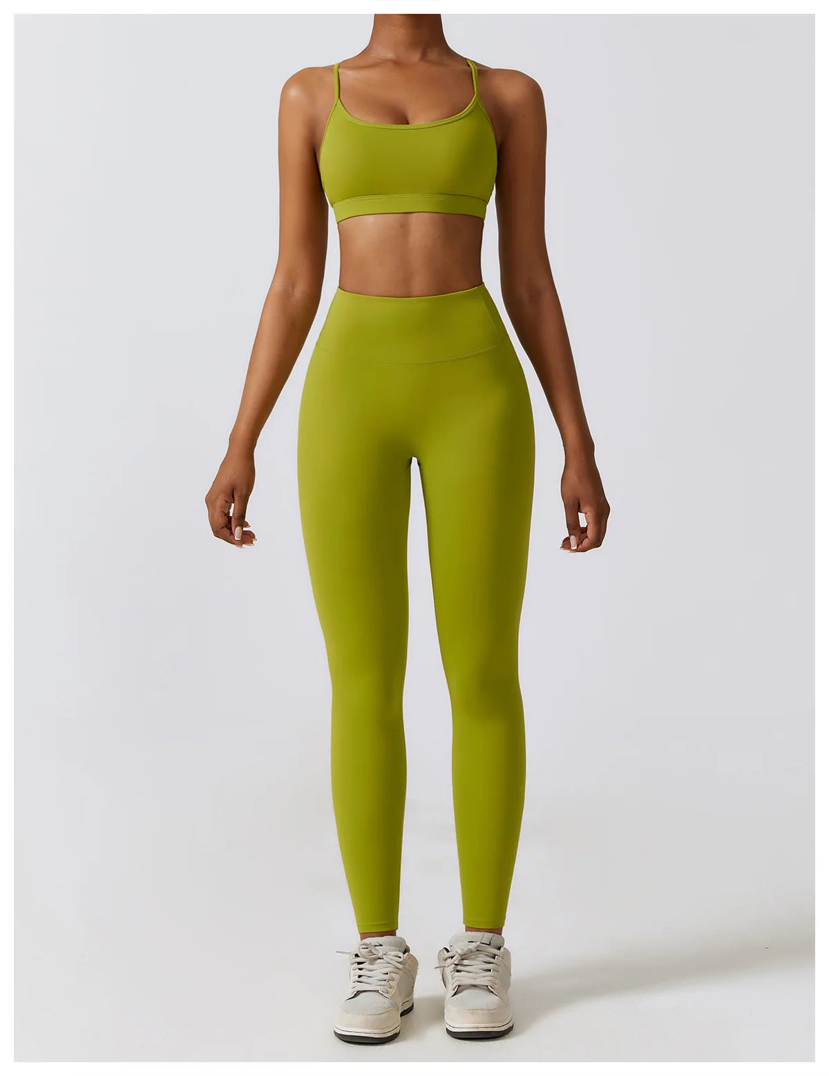 Women 2/3pcs Workout Outfits Yoga Sets Sportswear Gym Workout Clothing Tracksuit High Waist Leggings and Stretch Sports Bra