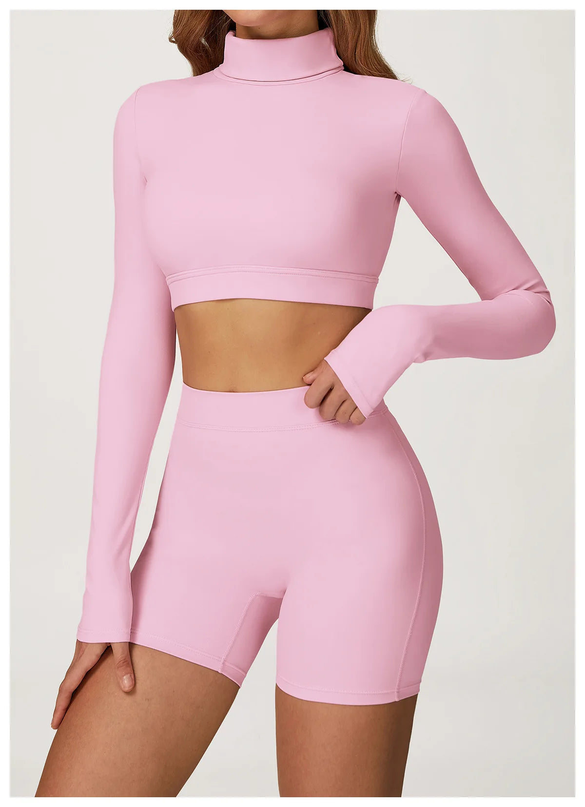 Female Gym Workout Shirts Yoga T-Shirt Fitness Long Sleeve Breathable High Elastic Crop Top Running Push Up Sports T-Shirt