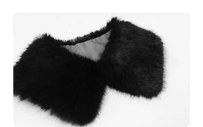 CHIC VEN Women Korean Coat Loose Casual Woolen Single-sided Detachable Collar Female Overcoat Ladies Jacket Autumn Winter 2025