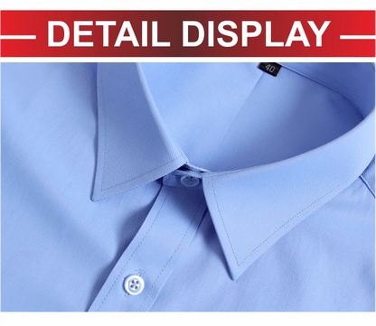 Casual Men's Long Sleeve Business Shirt Custom Logo Excellent Team Personal Professional Shirt Embroidery Printing Brand Design