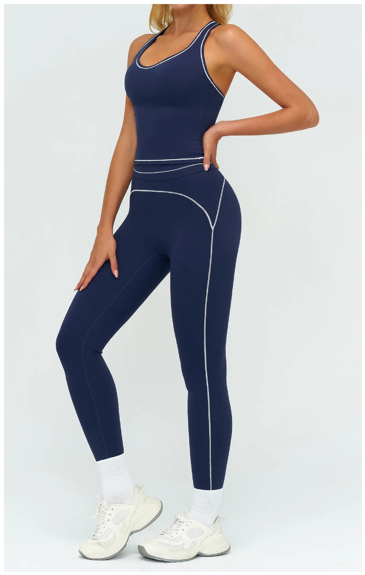Sports Gym Fitness Vest with Chest Pad Women Color Contrast Shockproof Yoga Bras Female Workout Sports Underwear Yoga Clothes