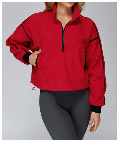 SWELTERING Women Fitness Gym Loose Yoga Long Sleeve Training Sport Top Female Workout Long Sleeve Yoga T-Shirt Sport Long Sleeve