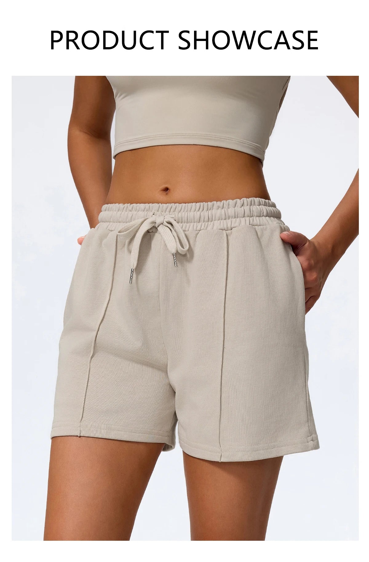 Hearuisavy Gym Sweatpants For Women Loose Comfy Drawstring Pocket Sport Pants Casual Outdoor Running Workout Yoga Shorts Female