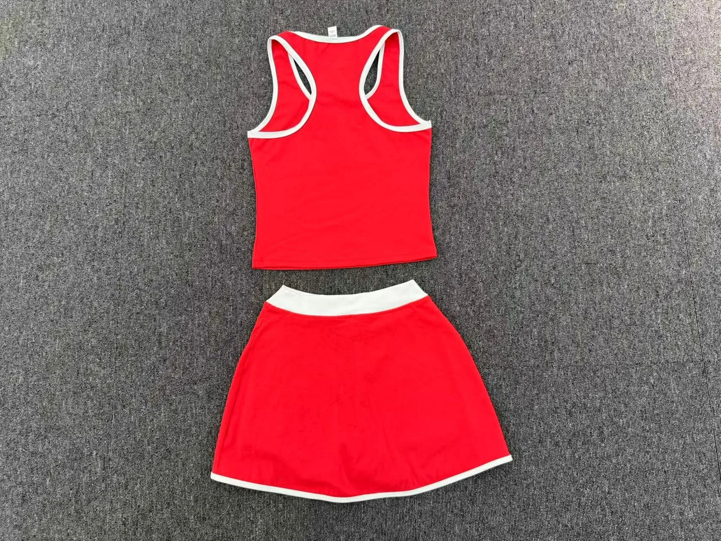Women Tracksuit 2PCS Yoga Set Sexy Sport Bra High Waist Yoga Short Skirt Gym Clothes Fitness Sleeveless Workout Suit Sporstwear
