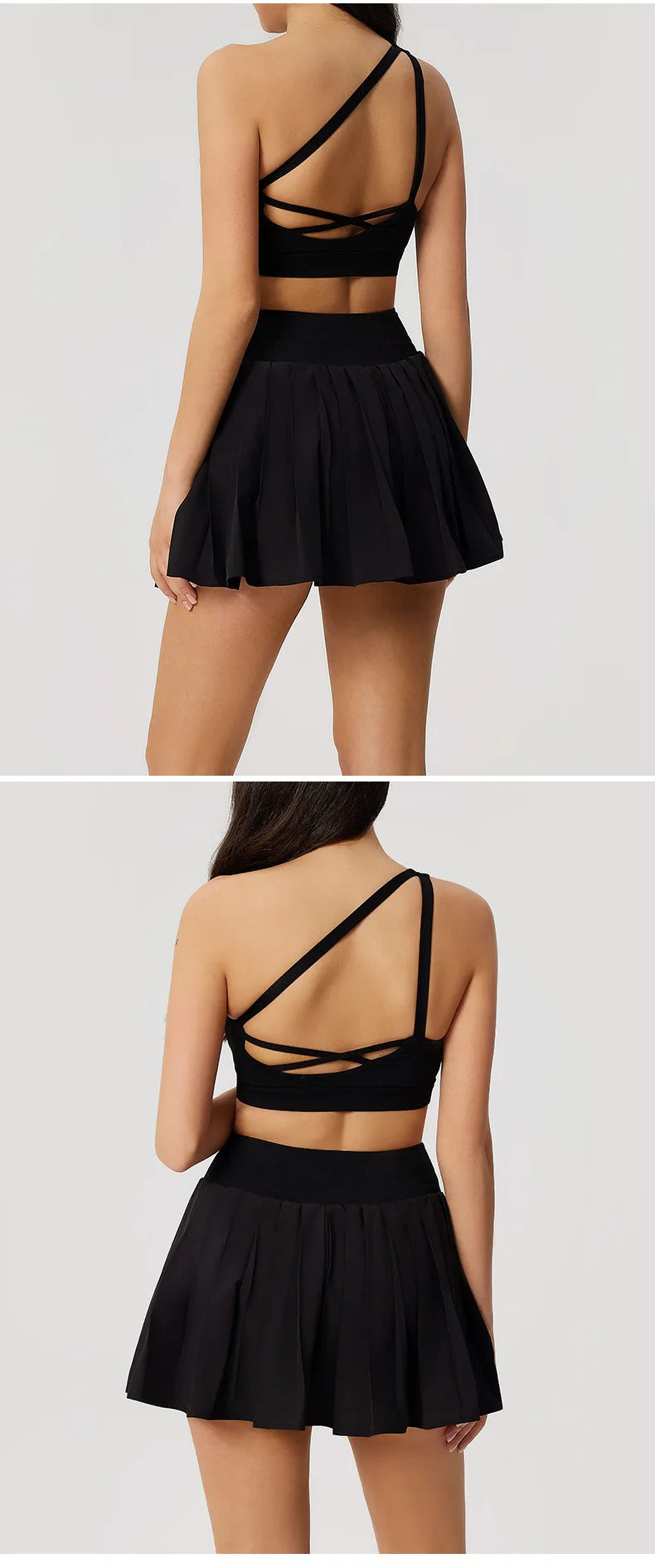 Yoga Set 2PCS Women Gym Skirt Sport Bra Brassiere Workout Tops for Women Yoga Clothes Fitness Leggings Gym Set Push Up Yoga Sets