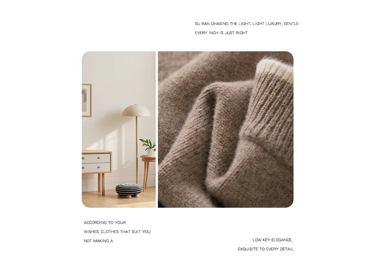 Flat Thickened Hip Hugging Skirt Women's Autumn Winter 100% Merino Wool Knitted Half Skirt Versatile Short Elastic Waist Skirt