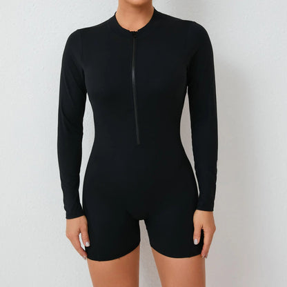 Yoga Jumpsuit Long Sleeved Sports Wear Gym Fitness Jumpsuit Sports Bodysuits Women Set Dance Running Workout Clothes Yoga Suit