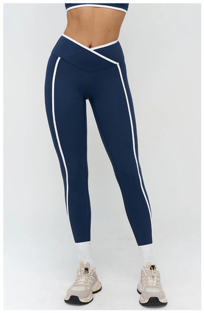 Women High Waist Workout Gym Leggings Yoga Trousers Breathable Sports Pants Female Running Cycling Tights Fitness Yoga Pants