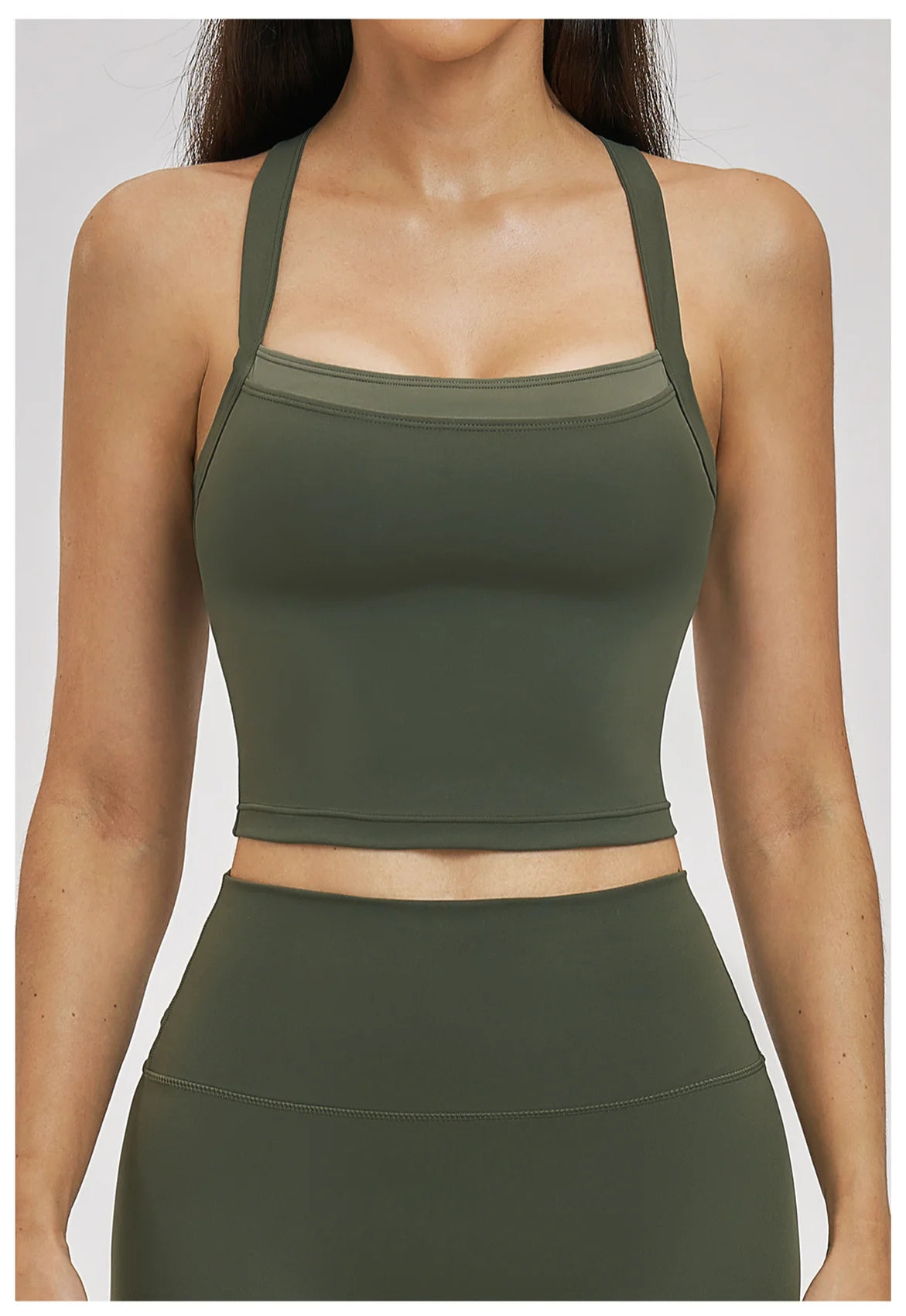 Yoga Vest Women's Shockproof Sports Underwear Gym Fitness Top Yoga Clothes Female Workout Underwear Running Push Up Sports Vest