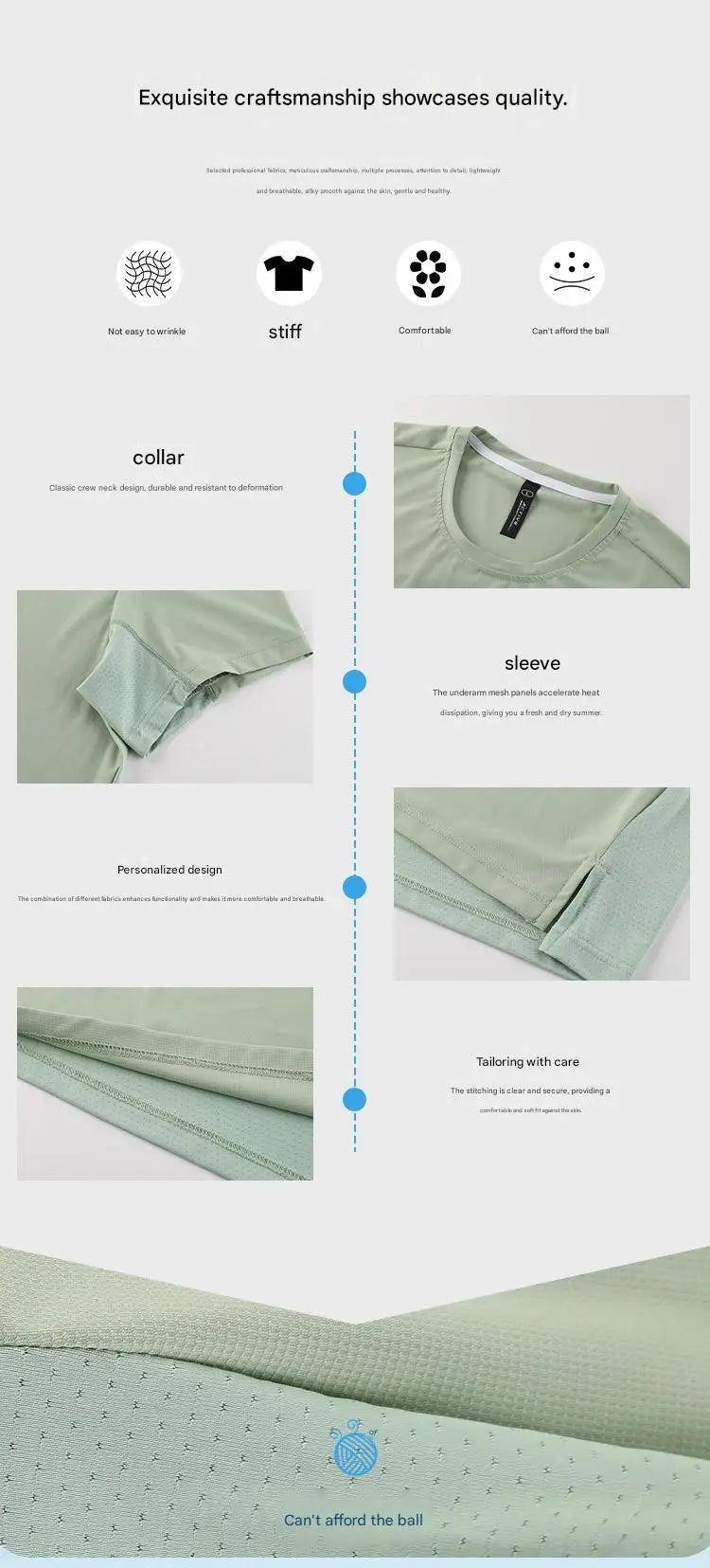 #4111001-XIYU Custom  LOGO Dry fit New Men's High Elastic Sports Casual T-shirt Cool Breathable Quick Drying Outdoor Sports