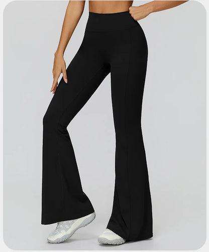 Customized LOGO women's yoga trousers high waist pleated leggings outdoor running sports fitness trousers