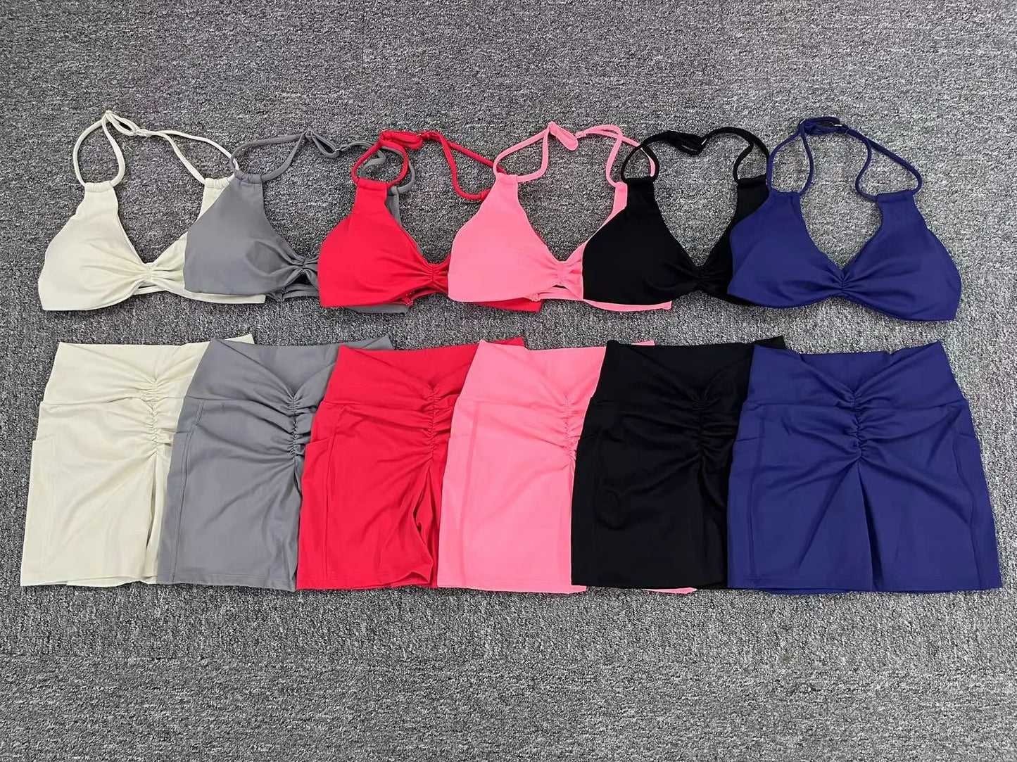 Sexy wo-piece Shockproof Sports Suits Women Gym Set Women Tracksuit Running Quick-Dry Sports Vest Female Fitness Yoga Set