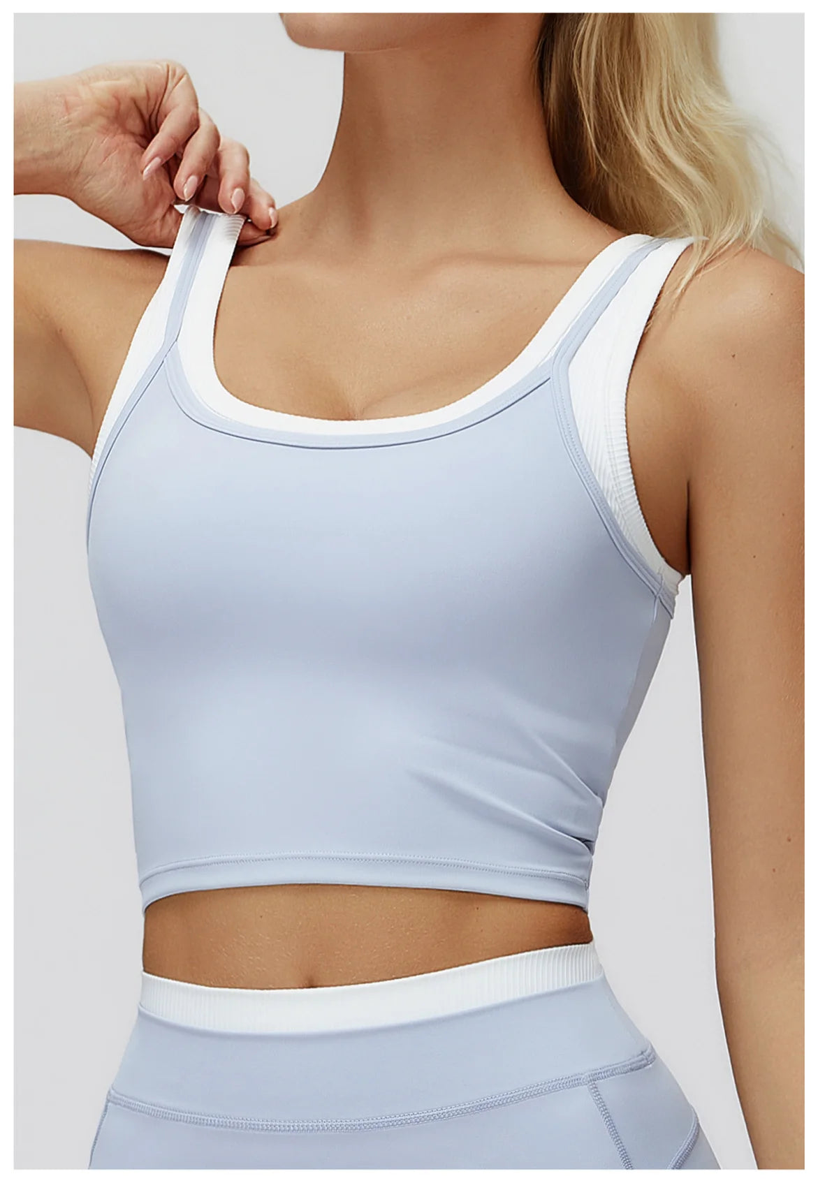 Thread Yoga Vest Women's Shockproof Gym Fitness Sports Underwear Sexy Breathable Yoga Bra Female Workout Yoga Vest Sports Bras