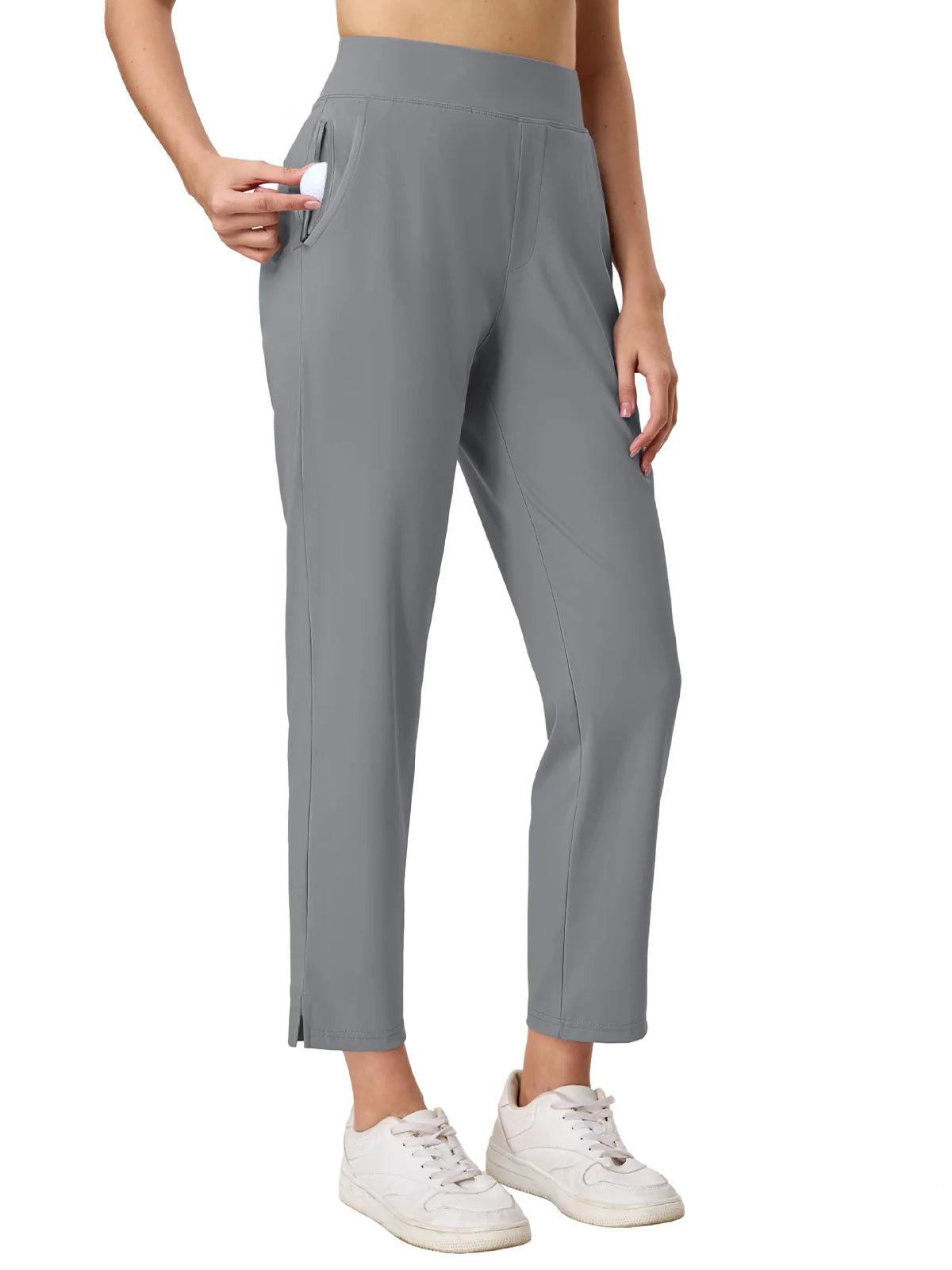 TACVASEN UPF 50+ Golf Pants Women's Lightweight Quick Dry Stretch Pants High Waisted Work Athletic Casual Pants 5 Pockets