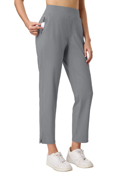 TACVASEN UPF 50+ Golf Pants Women's Lightweight Quick Dry Stretch Pants High Waisted Work Athletic Casual Pants 5 Pockets