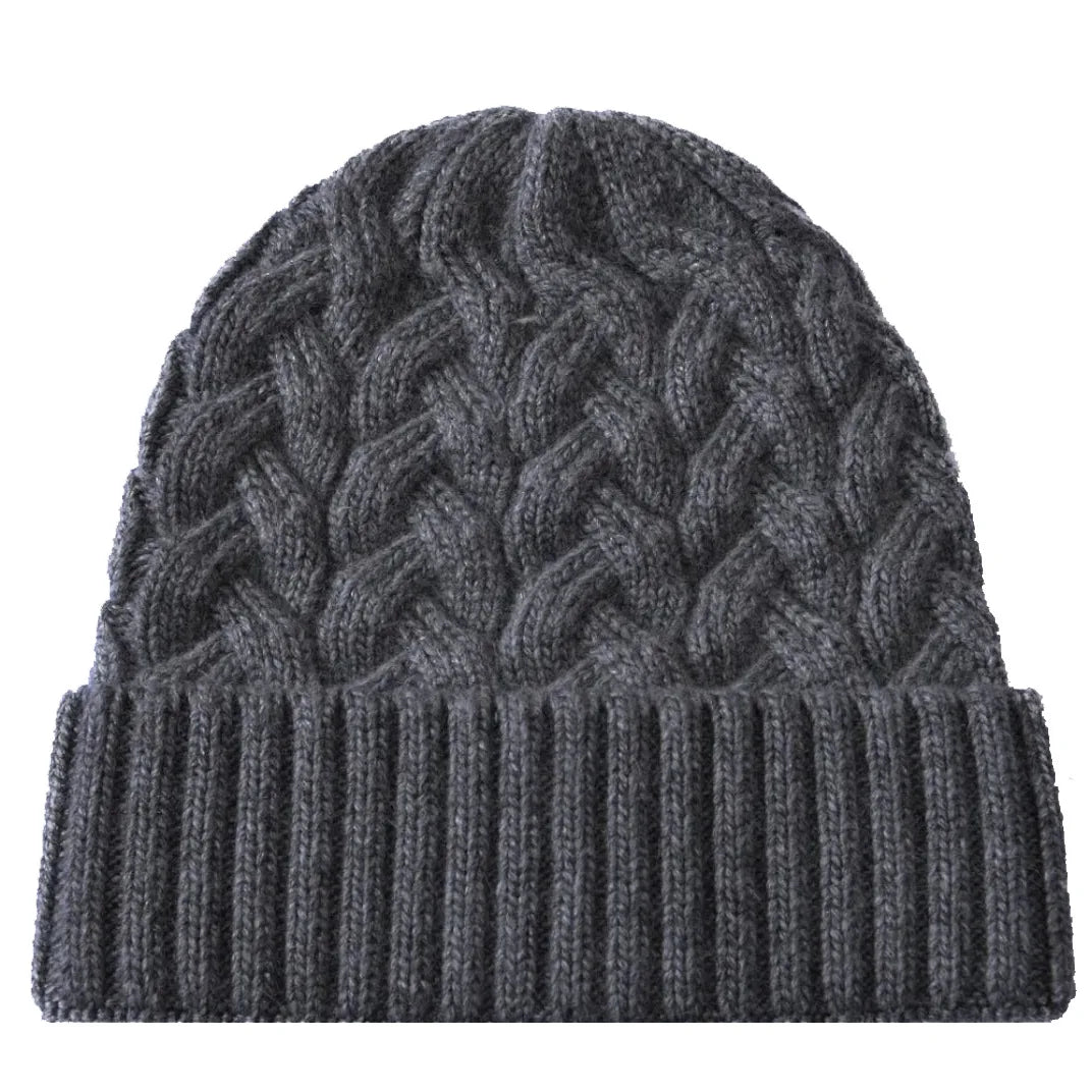 Custom Logo Twisted Dough Pattern Women Men Beanie Winter Knit Warm Accessory For Autumn Cold Weather Skiing Sports Outdoor