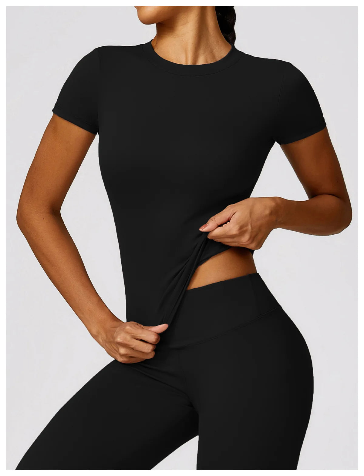 Women Sport T Shirts Short Sleeve Yoga Shirt Gym Top Running Push Up Active Wear Sport Top Femme Yoga Top Fitness Clothes