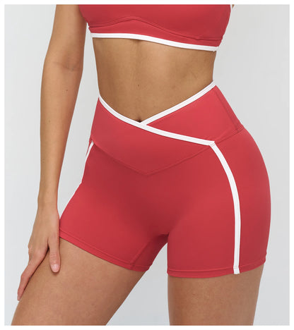 Yoga Shorts Women Sports Biker Shorts High Waist Gym Fitness Shorts Workout Cycling Tights Female Sports Yoga Short Leggings
