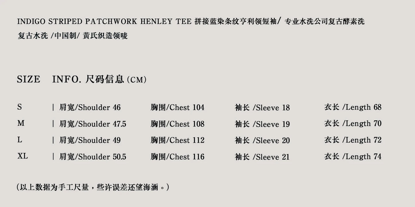 Men's American Retro T-shirt Heavyweight Loose Fit Short Sleeve Henry Collar Neutral Design Casual Loose Shirt