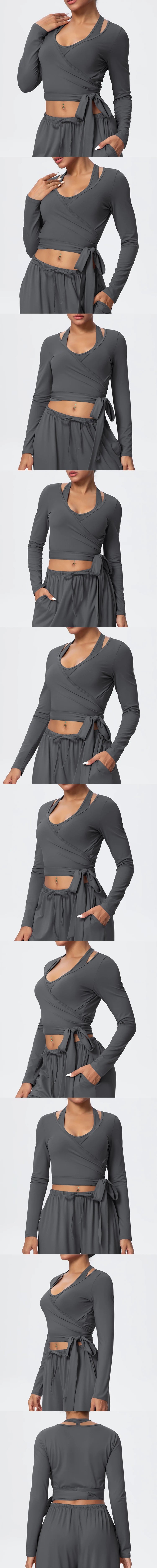 Yoga Long Sleeves Women Top Running Training Fitness Yoga Clothing Crop Top Outdoor Sports Cardigan Long Sleevesd Sportswear