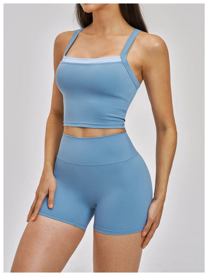 Yoga Vest Women's Shockproof Sports Underwear Gym Fitness Top Yoga Clothes Female Workout Underwear Running Push Up Sports Vest