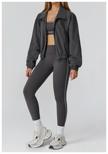 2/3PCS Yoga Suit Gym Fitness Set Women's Sports Running Workout Set Long Sleeve Sports Bra Female Athletic Wear Yoga Clothing