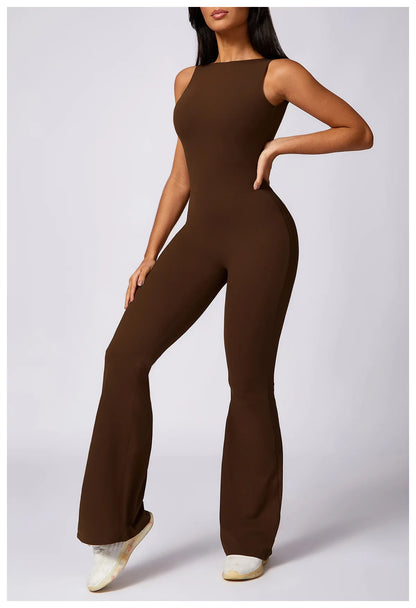 New Gym Women Training Yoga Set Sportswear Women One Piece Jumpsuit Fitness Rompers Female Workout Legging Bodysuits