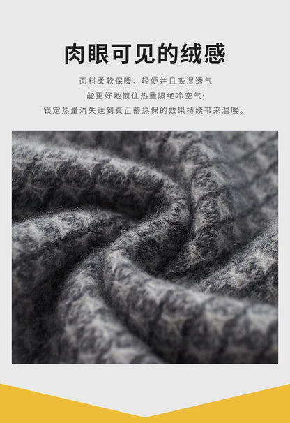 Men's Jacquard Striped 100% Pure Cashmere Pullover Sweater Autumn and Winter Thick base Sweater Casual Warm Clothing Men's Tops