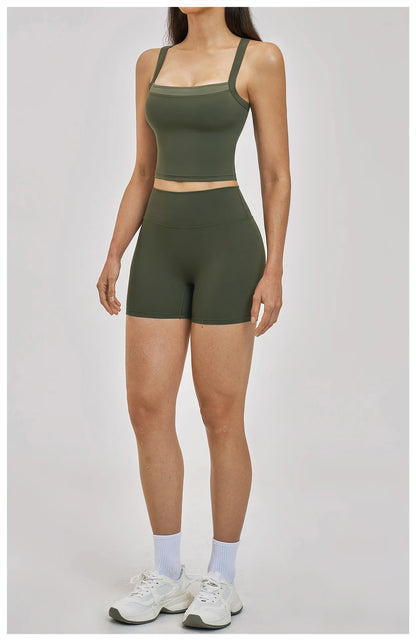 Women Gym Tracksuit Yoga Suit Sports Outfits High Waist Leggings Workout Clothes Female Fitness Running Suit Push Up Sportswear