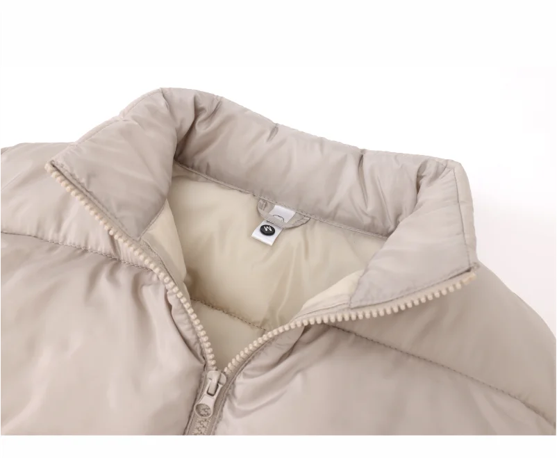 Winter Warm Down Vest Custom Team Logo Casual Sleeveless Jacket Printing Pattern Chill -proof Coat Production Company Brand Text