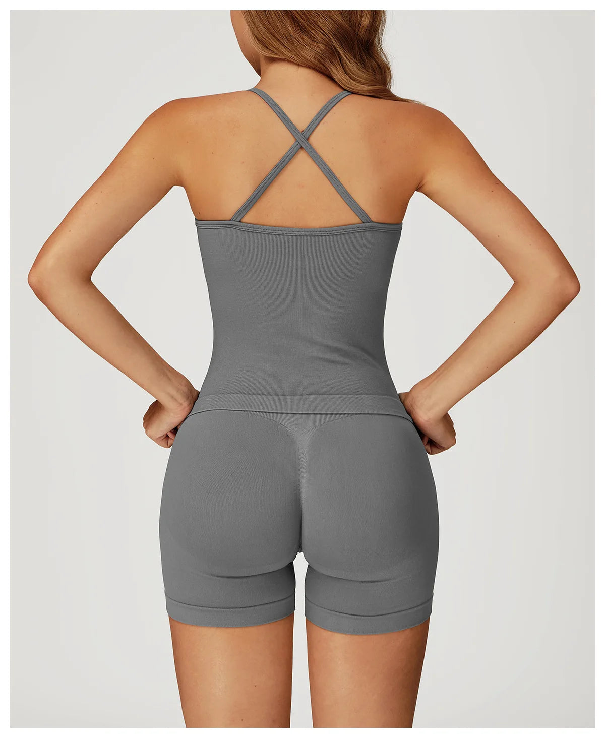 Custom LOGO women's seamless new yoga vest strap cross back sports underwear outdoor running fitness top