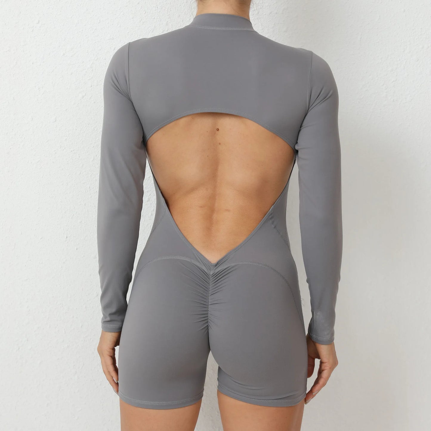 Yoga Jumpsuit Long Sleeved Sports Wear Gym Fitness Jumpsuit Sports Bodysuits Women Set Dance Running Workout Clothes Yoga Suit