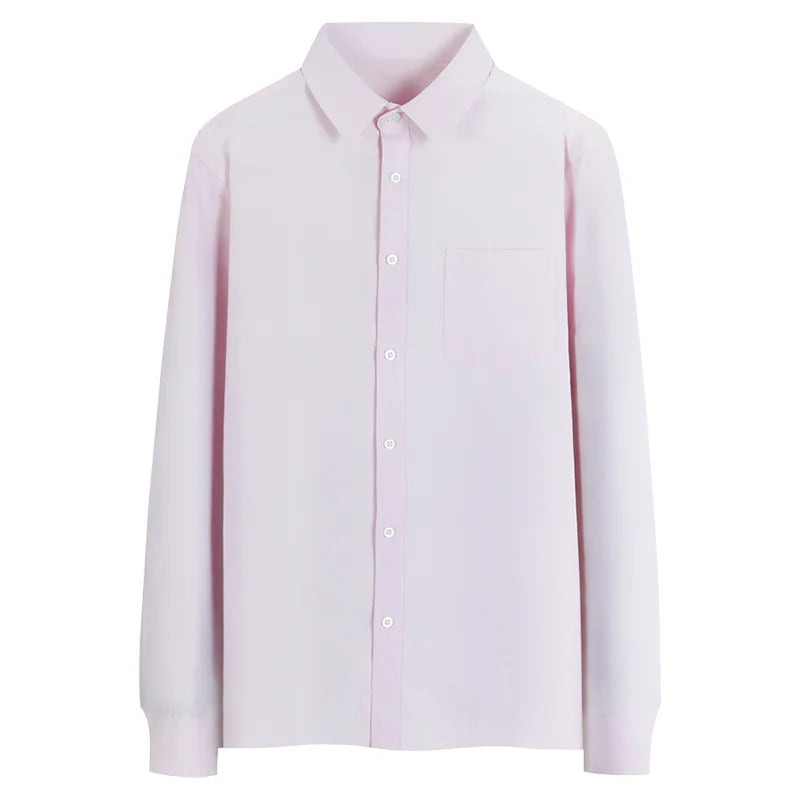 Casual Men's Long Sleeve Business Shirt Custom Logo Excellent Team Personal Professional Shirt Embroidery Printing Brand Design