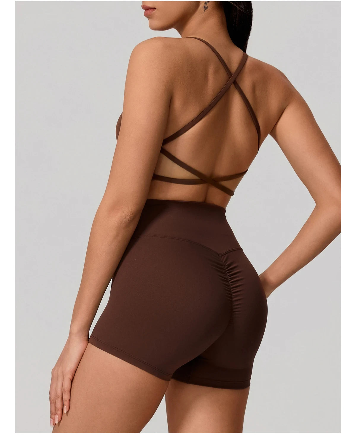 New Summer 2Pcs Women's Quick-Dry Sports Set V-Shaped Bra Female Sleeveless Yoga Outfit Gym Two-Piece Woman Sport Clothes
