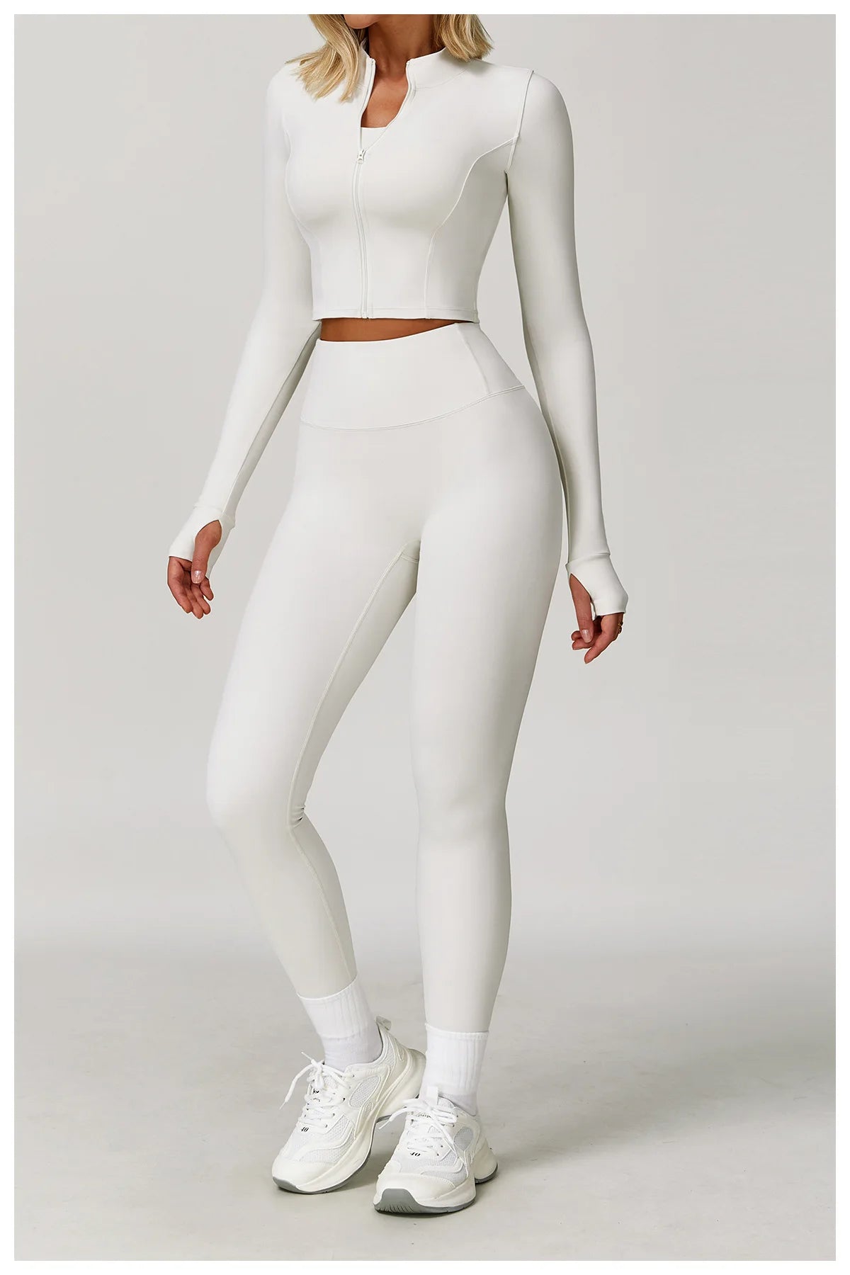 3PCS Yoga Set Gym Clothes 2 PCS Sportswear Women Yoga Suits Fitness Set women's Tracksuits Sports Jacket Long Sleeve Gym Legging