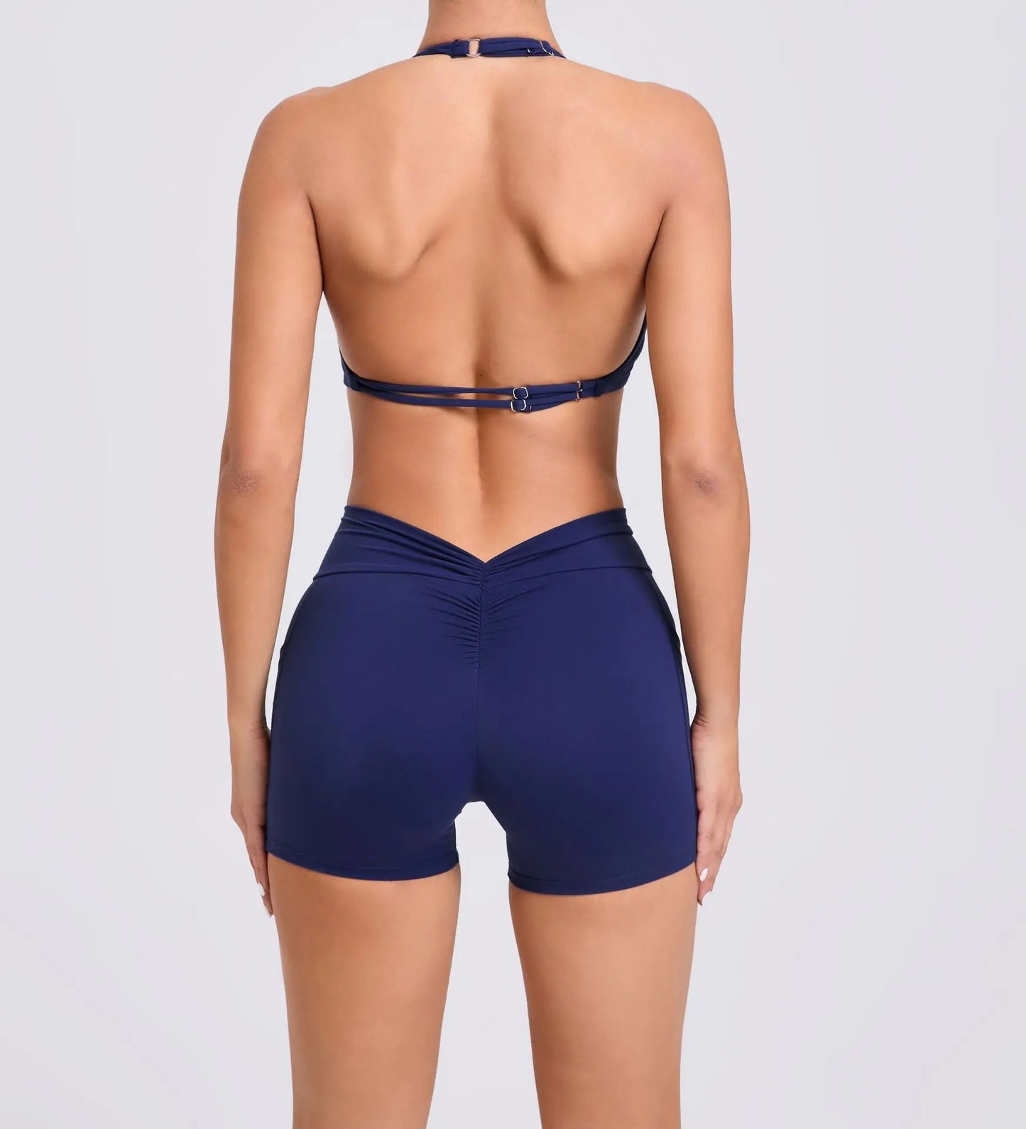 Sexy wo-piece Shockproof Sports Suits Women Gym Set Women Tracksuit Running Quick-Dry Sports Vest Female Fitness Yoga Set