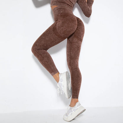 Summer Autumn Seamless Yoga Pant High Elastic Sports Fitness Legging Women High Waist Gym Scrunch Butt Running Training Leggings