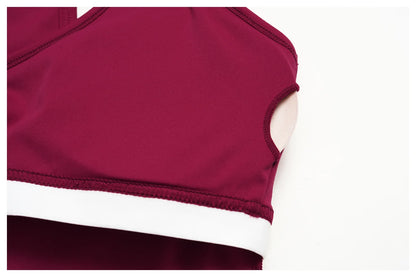 Women Fitness Sports Bra Top Shockproof Gym Workout Vest Quick Drying Pilates Yoga Tank Top Female Running Push Up Underwear