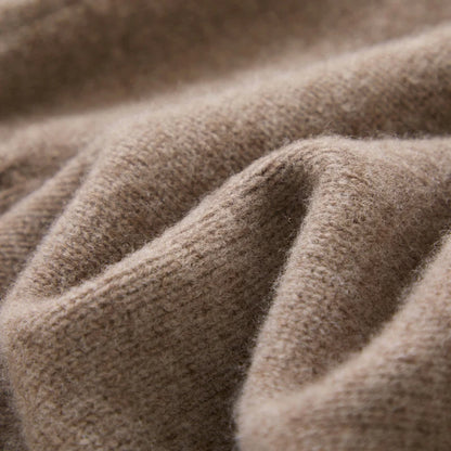 Flat Thickened Hip Hugging Skirt Women's Autumn Winter 100% Merino Wool Knitted Half Skirt Versatile Short Elastic Waist Skirt
