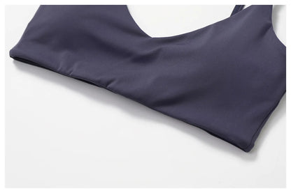 Custom LOGO women's environmentally friendly regeneration quick-drying tight back yoga bra running sports underwear fitness vest