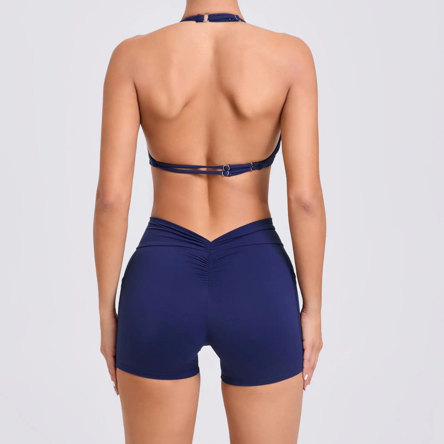 Sexy wo-piece Shockproof Sports Suits Women Gym Set Women Tracksuit Running Quick-Dry Sports Vest Female Fitness Yoga Set