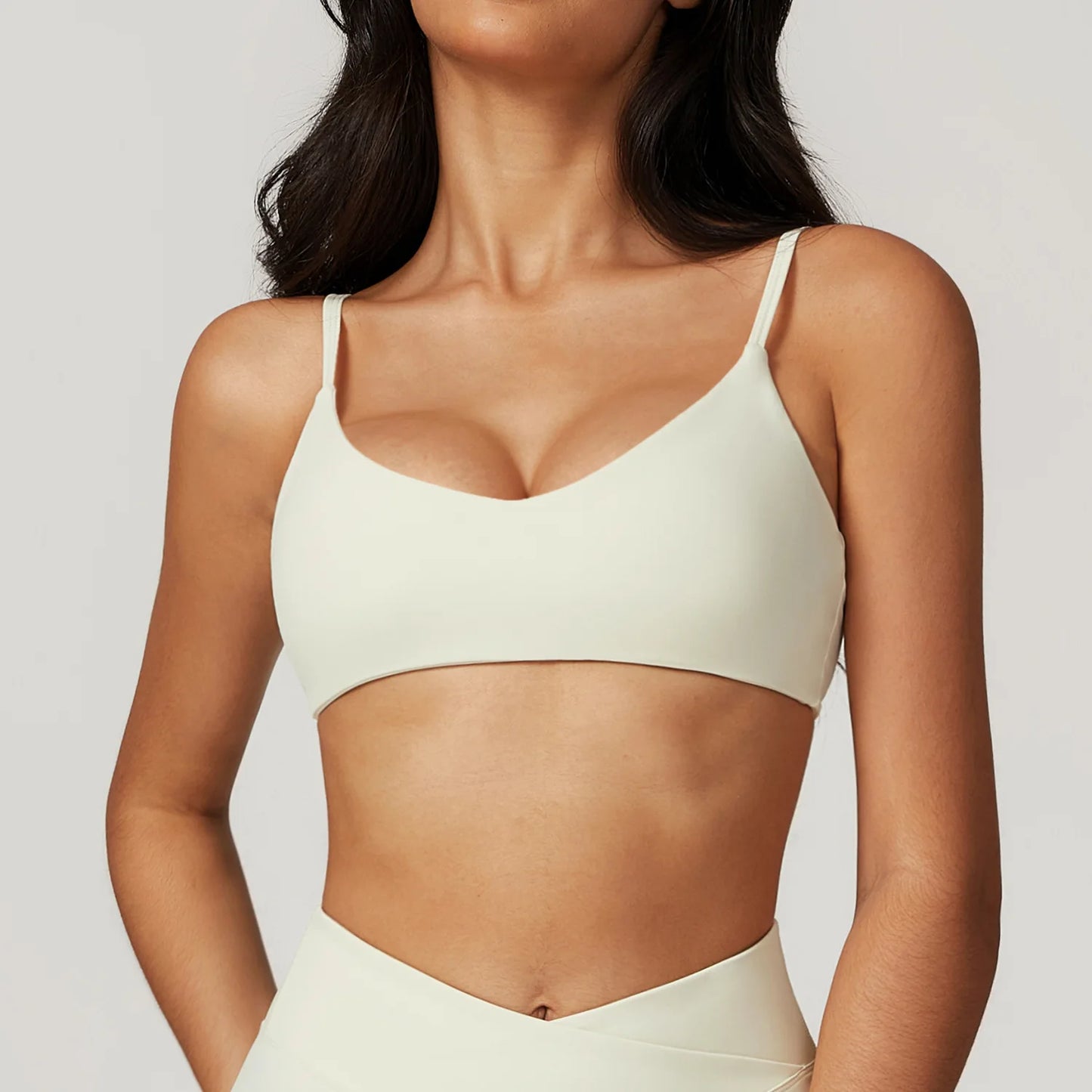 Custom LOGO women's environmentally friendly regeneration quick-drying tight back yoga bra running sports underwear fitness vest
