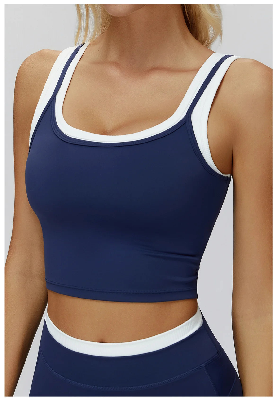 Thread Yoga Vest Women's Shockproof Gym Fitness Sports Underwear Sexy Breathable Yoga Bra Female Workout Yoga Vest Sports Bras