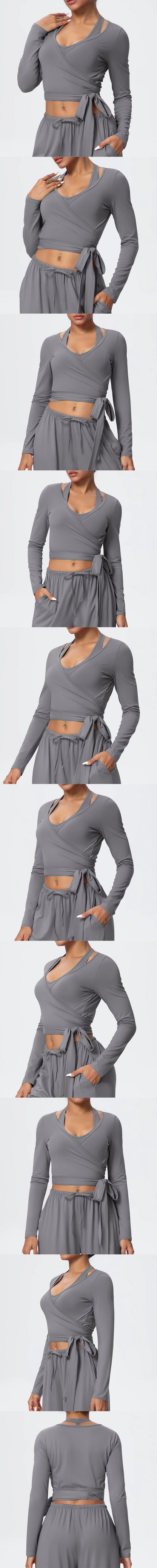 Yoga Long Sleeves Women Top Running Training Fitness Yoga Clothing Crop Top Outdoor Sports Cardigan Long Sleevesd Sportswear