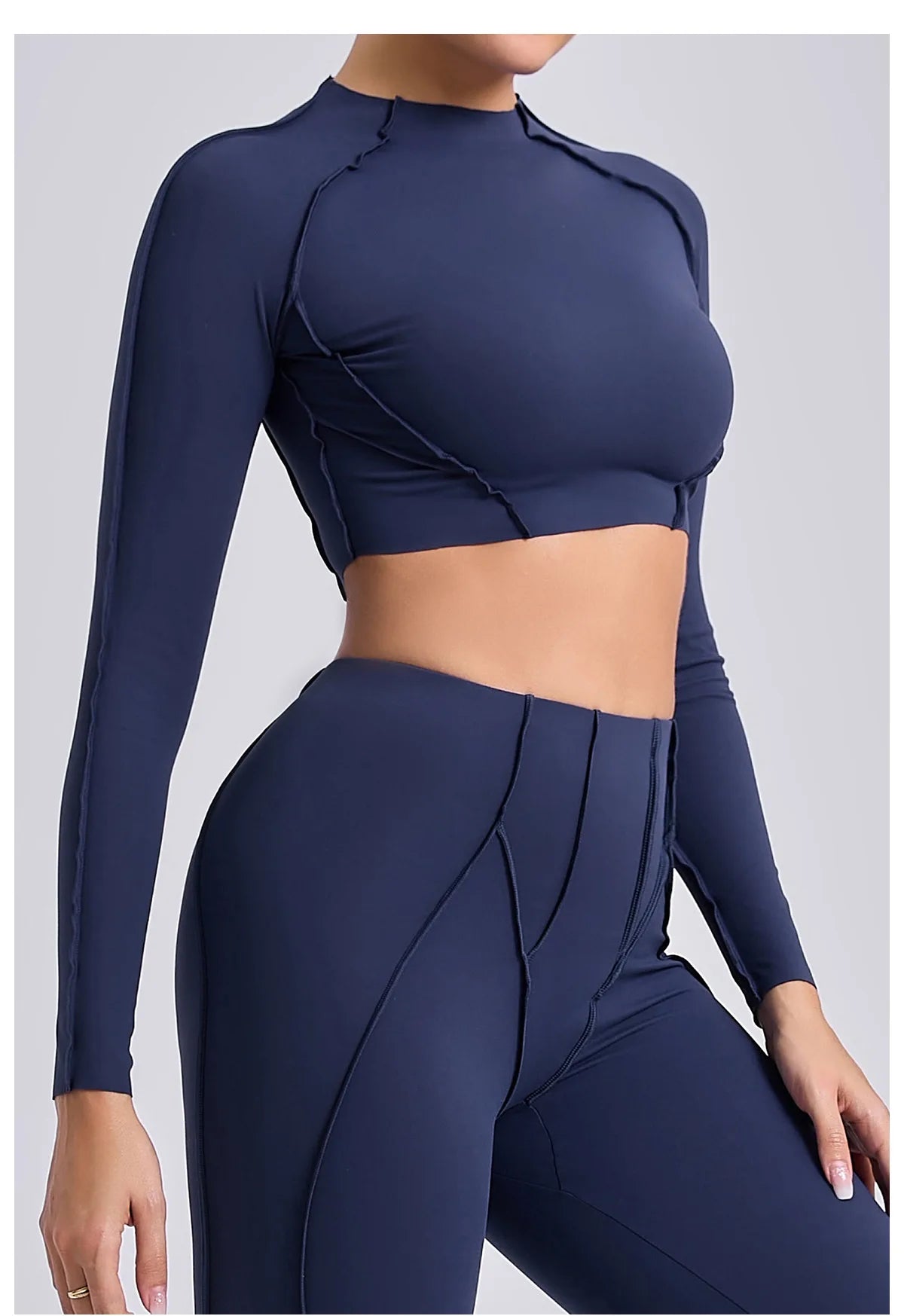 Long Sleeve Gym Shirts Sport Top Fitness Yoga Clothes for Women Active Wear Sports Shirt Elastic Fitness Yoga Running Shirts