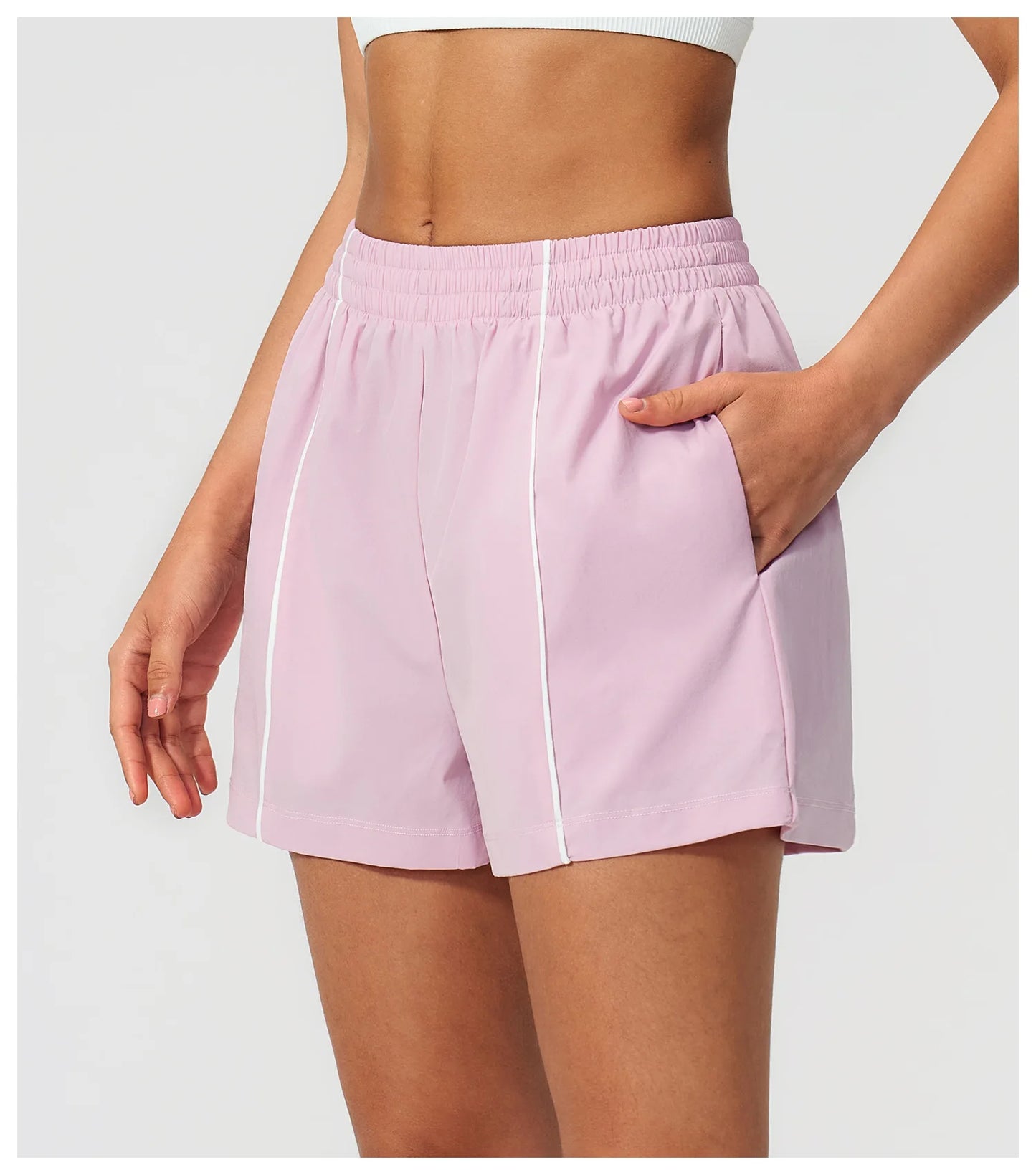 Summer Buttock Lift Gym Sweatpants For Women Loose Comfy Pocket Sport Pants Casual Outdoor Running Workout Yoga Shorts Female