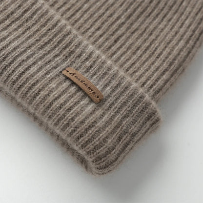 DjzDsm High Quality 100% Cashmere Knitted Hat for Men Casual Beanie Hat Thicken Cap Winter Soft Warm Cashmere Caps