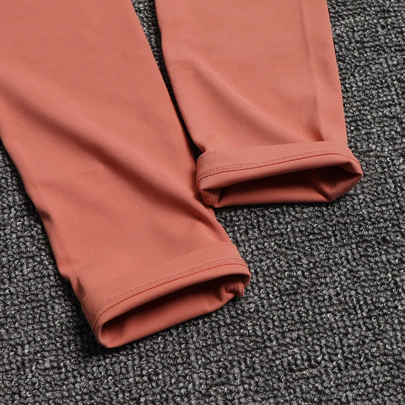 Women's Gym Leggings Pocket Yoga Pants Sexy Naked Feeling  Fitness Sports Pants Stretch Soft High Waist Running Push Up Leggings