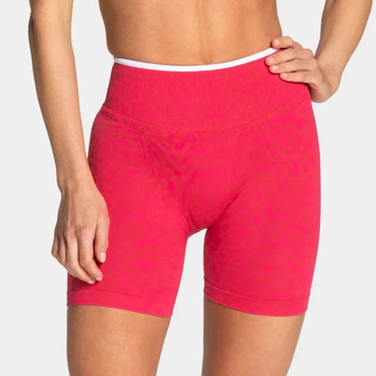 Leopard Print Yoga Shorts Women Seamless High Waist Workout Shorts Fitness Yoga Lift Butt Fitness Yoga Gym Running Short Pants